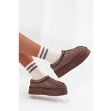 VINCEZA Low suede snow boots for women with embroidery on platform | shoptok.hr