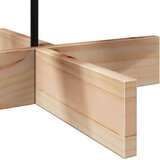 vidaXL Drveno ukrasno božićno drvce 100 cm od masivne borovine | shoptok.hr