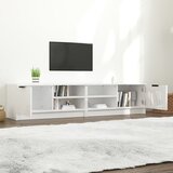 TV ormarić 2 kom sjajni bijeli 80x35x36,5 cm konstruirano drvo | Eponuda.ba