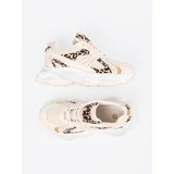 Shelvt Beige sneakers with an animal motif | shoptok.hr