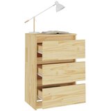 vidaXL Nočna omarica 2 kosa 40x29,5x64 cm trdna borovina | Shoptok.si