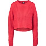 Urban Classics Women's wide oversize sweater in fiery red color Cene
