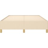  Okvir za krevet bez madraca krem 140 x 190 cm od tkanine | shoptok.hr