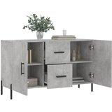  Komoda siva boja betona 100x36x60 cm od konstruiranog drva | Eponuda.ba