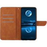 INORCO HT05 za Motorola Moto E13 4G PU usnjena preklopna torbica z natisnjeno črto Skin-touch stojalo za telefon denarnica, (22036164) | Shoptok.si