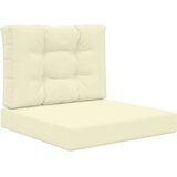  Zunanja blazina za kavč 2 pcs krema Poliester, (5000202525) | Shoptok.si