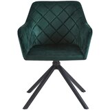 Mömax stol patti, temno zelena, žamet, vrtljiv | Shoptok.si