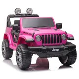  Otroški avto na akumulator Jeep Wrangler Rubicon DK-JWR555 roza | Shoptok.si