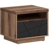 MID.YOU MAJHNA NOČNA OMARICA, črna, barve hrasta | Shoptok.si