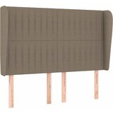  Krevet s oprugama i madracem smeđesivi 140 x 190 cm od tkanine | shoptok.hr