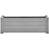  Povišena vrtna gredica PP siva boja kamena 100 x 43 x 35 cm | shoptok.hr