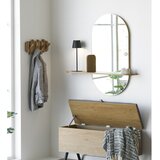 House Nordic Zidno ogledalo s policom 92x94,5 cm Barco – | shoptok.hr