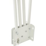 vidaXL Zaslon za zasebnost na balkonu Temno zelena 140 x 140 cm blago | Shoptok.si