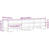 TV ormarić crni 180x34x41 cm od konstruiranog drva | shoptok.hr