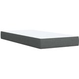  Krevet s oprugama i madracem tamnosivi 90 x 190 cm od tkanine | shoptok.hr