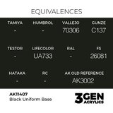 AK Interactive Black Uniform Base 17ml - 3rd Gen Akrilna Boja AK11407 | Eponuda.com