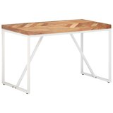 In blagovaonski stol 120 x 60 x 76 cm masivno drvo bagrema i manga | shoptok.hr