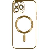 AVIZAR MagSafe ovitek za iPhone 13 Pro Max Silikonska zašcita kamere Chrome zlato, (20575215) | Shoptok.si