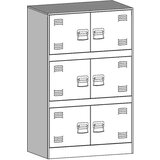 vidaXL Komoda boja senfa 67 x 39 x 107 cm čelični | shoptok.hr