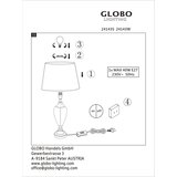Globo NAMIZNA SVETILKA LEILA 38/66 cm | Shoptok.si