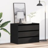  Ormar s ladicama Crna 80 x 41 x 58 cm Konstruirano drvo | shoptok.hr
