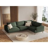 Micadoni Zelena kotna sedežna garnitura (desni kot/z ležalnikom) Naomi – | Shoptok.si