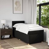  Box spring krevet s madracem crni 80 x 200 cm od tkanine | shoptok.hr