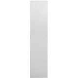  Uredski ormarić svjetlosivi 90x40x180 cm čelik i kaljeno staklo | Eponuda.com