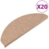  Samoljepljivi otirači za stepenice 20 kom bež 65x22,5x3,5 cm | shoptok.hr