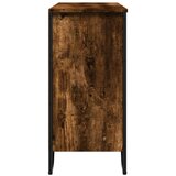 vidaXL Komoda boja dimljenog hrasta 91x35,5x74,5 cm konstruirano drvo | shoptok.hr
