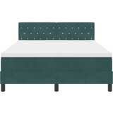  Krevet s opruga kutije Tamnozelena 140 x 200 cm Baršun | shoptok.hr
