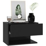  Zidni noćni ormarić crni | shoptok.hr