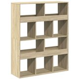 vidaXL Pregrada za prostor sonoma hrast 100x33x125,5 cm inženirski les | Shoptok.si