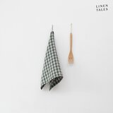 Linen Tales Lanena kuhinjska krpa 45x65 cm Forest Green Gingham – Cijene