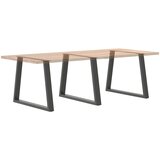  Noge za blagovaonski stol V-oblik 3 kom antracit 100 x (72-73,3) cm čelik | shoptok.hr