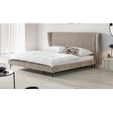 Livetastic OBLAZINJENA POSTELJA 181 cm x 201 cm , les, kovina, tekstil bež | Shoptok.si
