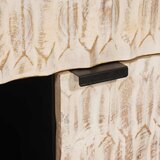  Kreveta Finš bijelog pranja 80 x 33 x 75 cm Čvrsto drvo manga | shoptok.hr