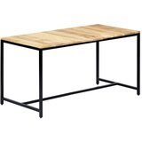 Blagovaonski stol od masivnog grubog drva manga 140x70x75 cm | shoptok.hr
