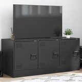 TV ormarić crni 99 x 39 x 44 cm čelični | shoptok.hr