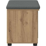  Klupa za hodnik s jastukom Umjetnički hrast 60 x 38 x 46 cm | shoptok.hr