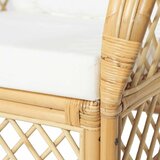 SOFA od prirodnog ratana i platna s jastukom | shoptok.hr