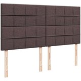 vidaXL Krevet s oprugama i madracem tamnosmeđi 200x200 cm od tkanine | shoptok.hr