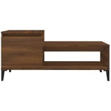  Stolić za kavu boja hrasta 100 x 50 x 45 cm konstruirano drvo | shoptok.hr