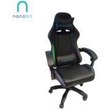  Gaming stolica Nanobit NB402 RGB crna | Eponuda.com