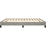  Okvir za krevet bez madraca svjetlosivi 160 x 200 cm baršunasti | shoptok.hr