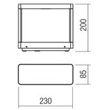  Redo 90580 - LED spoljna lampa WAKE LED/8W/230V 3000K 20 cm IP65 antracit | Eponuda.com