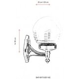Opviq BAP 68175 BSY M2 Zidna lampa, crna | Eponuda.ba