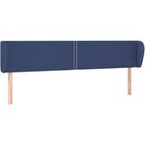  Uzglavlje s ušima plavo 183x23x78/88 cm od tkanine | shoptok.hr