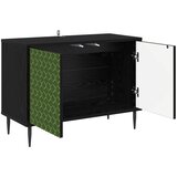  ormar GELEEN 69 x 33 x 50,5 cm Crni hrast Konstruirano drvo | shoptok.hr
