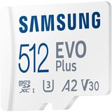  Samsung Memorijska kartica EVO PLUS MicroSD 512GB + Adapter MB-MC512SA | ePonuda.com